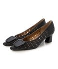 MODE ET JACOMO <MODE ET JACOMO>バックルモチーフパンチングパンプス