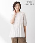 J.PRESS LADIES L 【WEB限定・洗える】ラミーポプリン ピンタック ブラウス