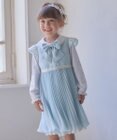 ANY KIDS シフォン プリーツ ワンピース