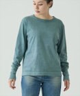 caqu caqu x GoodOn roundneck L/S tee  シンプルゆったりフィットシャツ