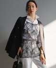 【見上愛さん着用/Oggi/GISELe掲載】ナイロンコットンシアーボイル ダブルジャケット