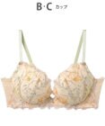 AMPHI ブラジャー グラマラス&リッチな谷間をメイク Gカップまで対応 【Glama-Rich グラマリッチ 脇スッキリ・ライトタイプ】 大きいサイズ ブラ BYJ685 アンフィ／ワコール