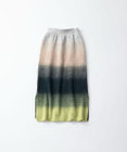 TRICOTE GRADATION SHAGGY SKIRT／グラデーションシャギースカート