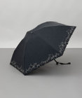 AURORA JILL STUART（ジル スチュアート）マーカーペインティング刺しゅう晴雨兼用傘(折りたたみ傘)