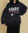 WEGO 1985ロゴビッグスウェット