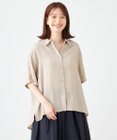 SHARE PARK LADIES 【2WAY】オーバーサイズ楊柳シャツ