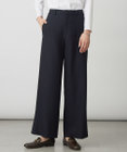 J.PRESS LADIES L ジョーゼット裏起毛 ワイド パンツ