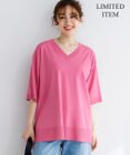 23区 L 【先行予約/WEB&一部店舗限定カラーあり/Lサイズ限定】レーヨンポリエステルストレッチ Vネック ニット