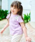 ANY KIDS ひんやりクール 肩リボンTシャツ