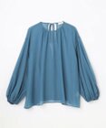 NAVE 【Nave】ブライトシアーボイル ギャザーブラウス