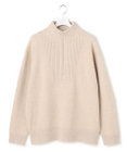 J.PRESS YORK STREET 【UNISEX】:ウールカシミヤ ハーフジップニット