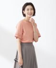 J.PRESS LADIES S 【接触冷感・UVケア】コンパクトコットンスムース 刺繍スリーブ カットソー