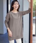 Tiaclasse 【安田美沙子さん着用・選べる2type】もちニットチュニック