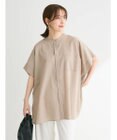 Green Parks 綿麻混ポンチョ風シャツ