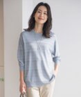 J.PRESS LADIES 【WEB限定カラーあり・洗える】SILKY RAYON STRETCH ボーダー ニット
