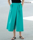 23区 L 【エステータ】フォルムサテン キュロットパンツ