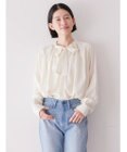 AMERICAN HOLIC イージーケア２ＷＡＹボウタイブラウス