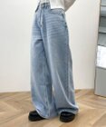 WEGO サマーデニムルーズワイドパンツ