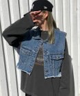 WEGO デニムショートベスト