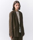 BEIGE， MICA / リネンブレンドテーラードジャケット