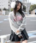 WEGO 【暖かい/裏起毛】裏起毛グラフィックスウェット