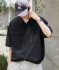 WEGO 【ユニセックス着用ITEM/MLサイズ展開/機能シャツ】リップストップシャツ（SS）