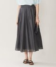 自由区 【洗える】エアリータック スカート
