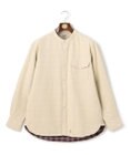 J.PRESS MEN 【KING SIZE】ダブルフェイス キャラメルコール シャツブルゾン