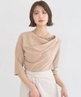 earth music&ecology レースレイヤードドレーププルオーバー