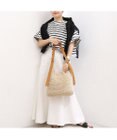 UNBILLION カシュカシュ cachecache / フリーハンドルクロッシュトート カゴバッグ