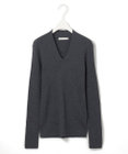 ICB 【新色追加・洗える】エクストラファインメリノ Vネックプルオーバー