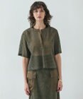 BEIGE， NIGELLA / 異素材MIXコットンレースブラウス