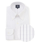 J.PRESS MEN 【PREMIUM PLEATS / 形態安定】スーピマコットングラフチェック シャツ / B.D.