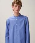 ATON SUVIN BROAD | バンドカラーシャツ - UNISEX