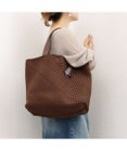 UNBILLION カシュカシュ cachecache / ネオプレーンメッシュビッグトートバッグ