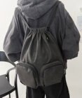WEGO PUポケットデザインナップサック