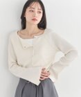 earth music&ecology アシメ釦ツイストテレコカットソー