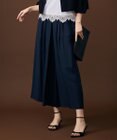 自由区 L 【カタログ掲載・ご好評アイテム・累計2500本・新色追加・ウエストゴム・セットアップ対応】エアリーツイルキュロット パンツ