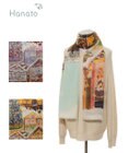 MOONBAT Hanato(ハナト) シルクウールストール クリスマスマーケット／幅60cm