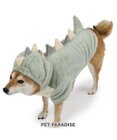 PET PARADISE ペットパラダイス 恐竜もこボアパーカー  中型犬 大型犬