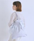 Maison de FLEUR ダブルリボンギャザートートバッグ