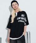 WEGO 【ユニセックス着用ITEM/MLサイズ展開】キーネックフェイクレイヤードグラフィックT（SS）