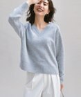 23区 L 【Oggi2月号掲載/洗える】ウールカシミヤ Vネック ニット