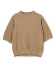 UNFILO L ベロアモール ハーフスリーブニット