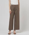 J.PRESS LADIES 【セットアップ対応・洗える・撥水】コットンFITTY ストレート パンツ