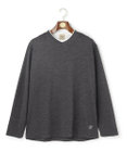 J.PRESS MEN 【WEB・一部店舗限定】Ｖネックフェイクレイヤード ロングスリーブTシャツ