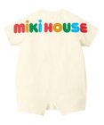 MIKI HOUSE HOT BISCUITS 【ミキハウス】 【70-90cm】 バックロゴショートオール