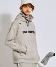 PW CIRCULUS 2025 NEW！【手洗い洗濯可】【MEN】キャットグラフィック スエードライク デタッチャブルフーディ ゴルフ