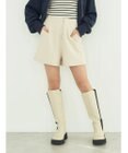 earth music&ecology フロントジップショートパンツ