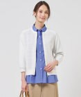 J.PRESS LADIES L 【季節の変わり目に】Lace Jacquard ニット ブルゾン
